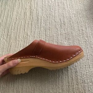 Beautiful Copper Brown Swedish clogs